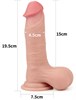 Фаллоимитатор на присоске Sliding Skin Dual Layer Dong, телесный, 45х220 мм LV317006 - фото 184900 Фаллоимитатор на присоске Sliding Skin Dual Layer Dong, телесный, 45х220 мм LV317006 - фото 184900