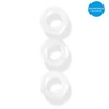 Эрекционные кольца 3шт прозрачные EE-10194-1