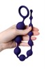 Фиолетовая силиконовая анальная цепочка Grape - 35 см. 356005 - фото 185424 Фиолетовая силиконовая анальная цепочка Grape - 35 см. 356005 - фото 185424