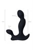 Анальный стимулятор POPO Pleasure by ToyFa Vela, черный 731449