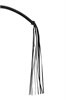 Кнут плетеный Pecado BDSM, натуральная кожа, черный, 75 см 05171