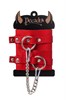 Оковы Pecado BDSM, мягкие с люверсами, натуральная кожа, красные 02197 - фото 186381 Оковы Pecado BDSM, мягкие с люверсами, натуральная кожа, красные 02197 - фото 186381