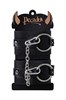 Оковы Pecado BDSM, из толстой кожи с люверсами, натуральная кожа, чёрные 02201