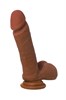 Реалистичный фаллоимитатор TOYFA RealStick Elite Mulatto, коричневый, 16 см, 4 см 982102-1 - фото 187008 Реалистичный фаллоимитатор TOYFA RealStick Elite Mulatto, коричневый, 16 см, 4 см 982102-1 - фото 187008