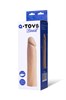 Насадка на пенис TOYFA A-Toys, SoftSkin, телесный, 16,5 см 863006