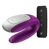 Парный вибратор Satisfyer Double Fun с возможностью управления через пульт и приложение (фиолетовый) 4002460 - фото 187395 Парный вибратор Satisfyer Double Fun с возможностью управления через пульт и приложение (фиолетовый) 4002460 - фото 187395
