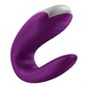 Парный вибратор Satisfyer Double Fun с возможностью управления через пульт и приложение (фиолетовый) 4002460 - фото 187398 Парный вибратор Satisfyer Double Fun с возможностью управления через пульт и приложение (фиолетовый) 4002460 - фото 187398