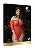 Боди со стразами на рукавах Presents Rhinestone Body (красный) - Plus size DCH005REDOSX