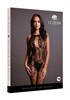 Кетсьюит (боди-комбинезон) Criss Cross Neck Bodystocking DES023BLKOS