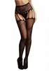 Колготки (имитация чулок) Crotchless Cut-Out Pantyhose DES042BLKOS - фото 188634