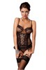 Корсаж и стринги Marcelle corset black (Casmir) 103194 - фото 189555