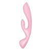 Гибкий вибратор-кролик 2 в 1 Triple Oh (pink) 4018249 - фото 190801 Гибкий вибратор-кролик 2 в 1 Triple Oh (pink) 4018249 - фото 190801
