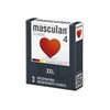 Презервативы Masculan Classic 4 Увеличенного размера(XXL) розового цвета, 3 шт 11687 - фото 191088