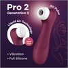 Bluetooth/App клиторальный вибростимулятор Pro 2 Generation 3 with Liquid Air (wine red) 4051840 - фото 191355 Bluetooth/App клиторальный вибростимулятор Pro 2 Generation 3 with Liquid Air (wine red) 4051840 - фото 191355